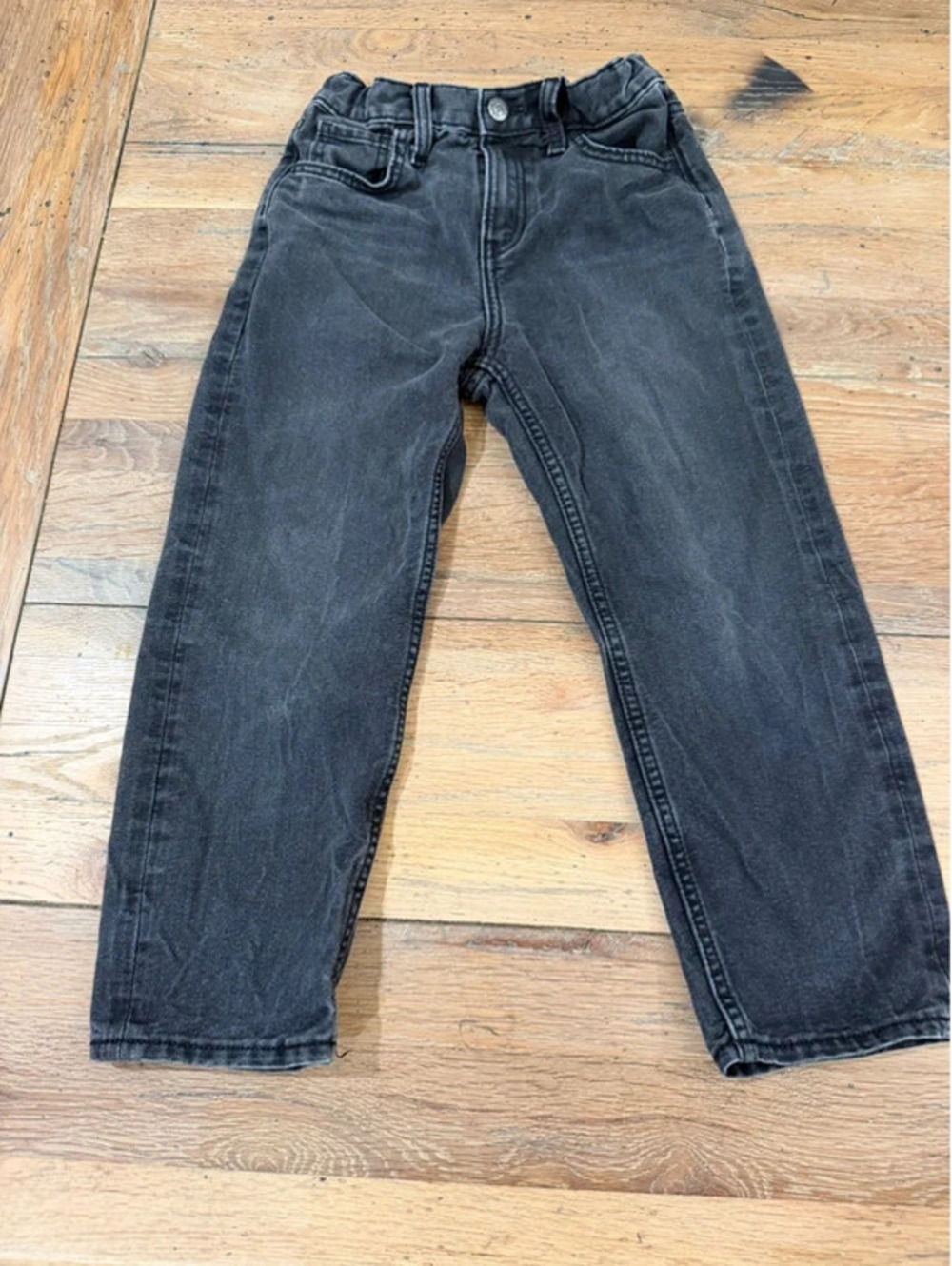 Old navy girls wide leg pants distressed gray size 7